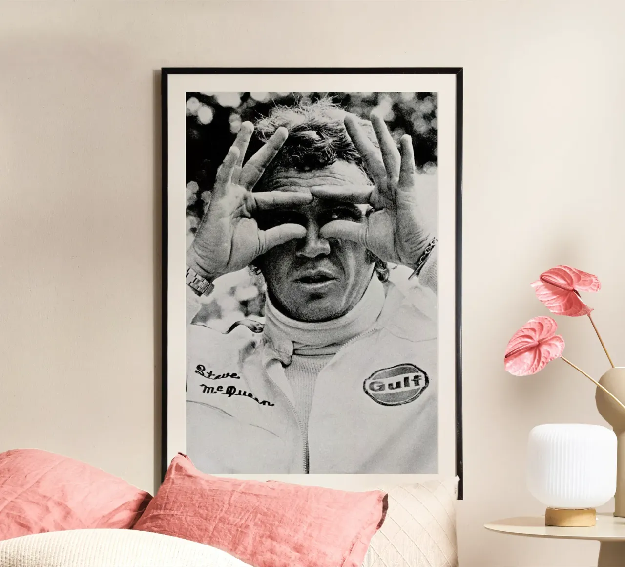 Steve McQueen in Le Mans, 1971 carta hahnemühle da Gallery Print and Art Limited