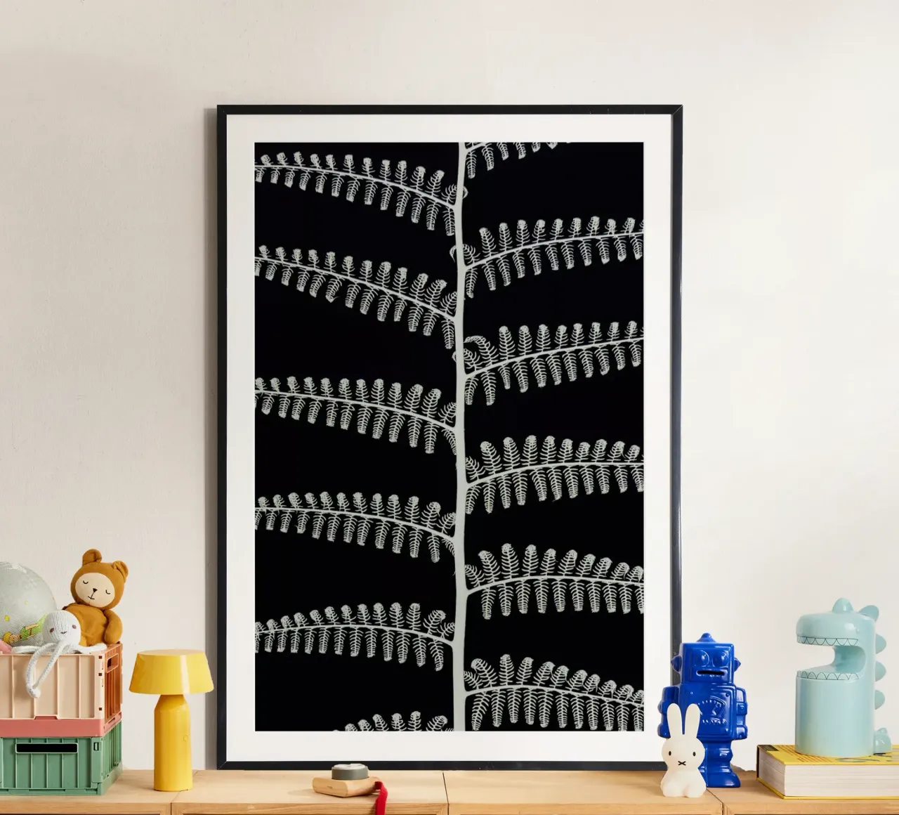 Fern poster con telaio in plastica da Shot By Clint