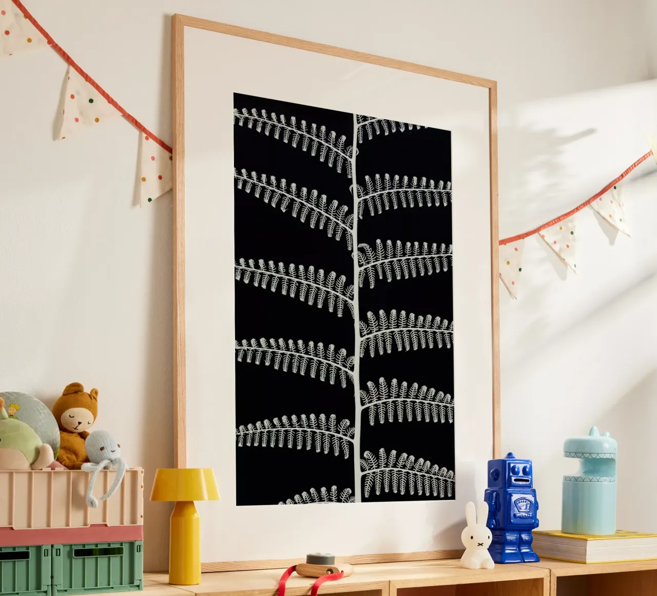 Fern poster con telaio in plastica da Shot By Clint