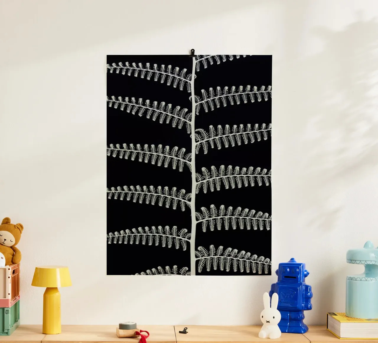 Fern poster con telaio in plastica da Shot By Clint