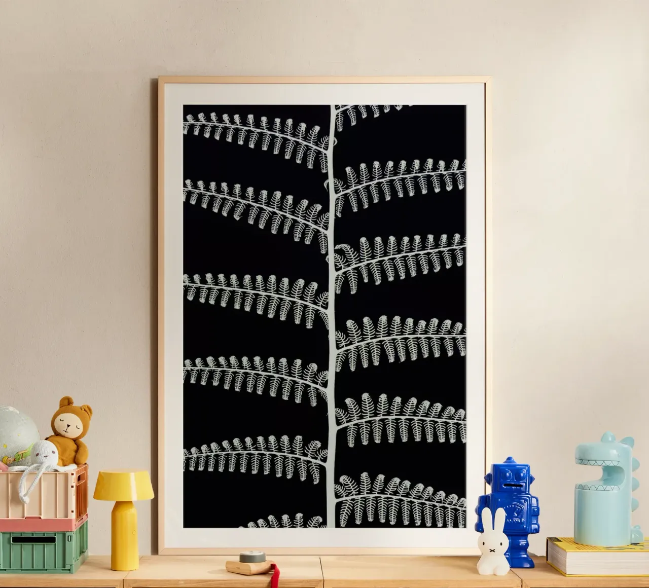 Fern poster con telaio in plastica da Shot By Clint