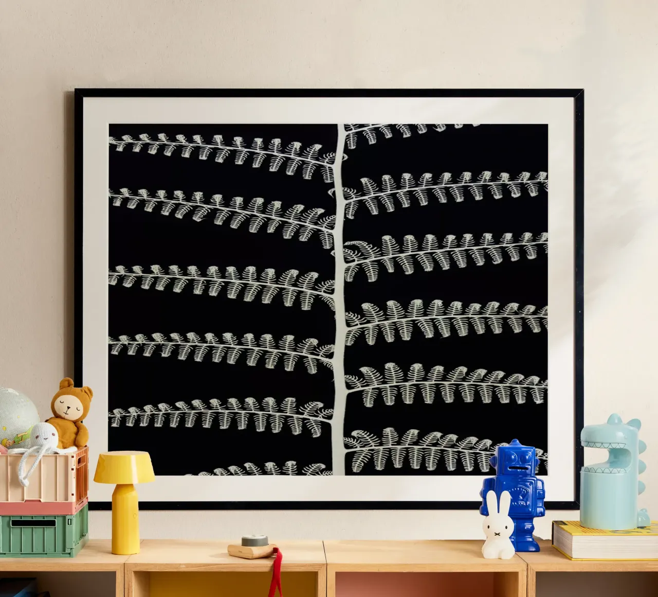 Fern poster con telaio in plastica da Shot By Clint