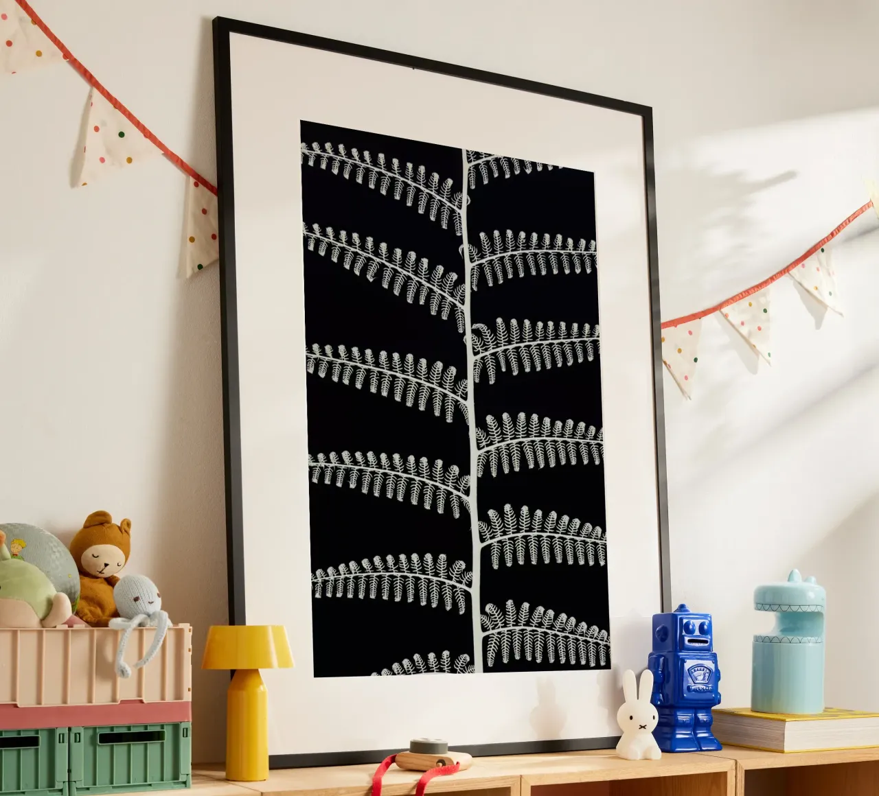 Fern poster con telaio in plastica da Shot By Clint