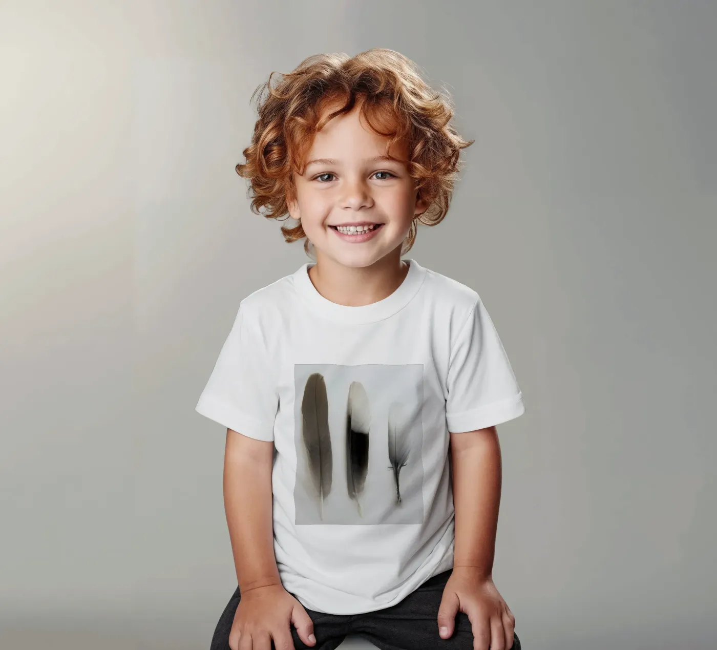 Piume t-shirt bambini da Teresa André