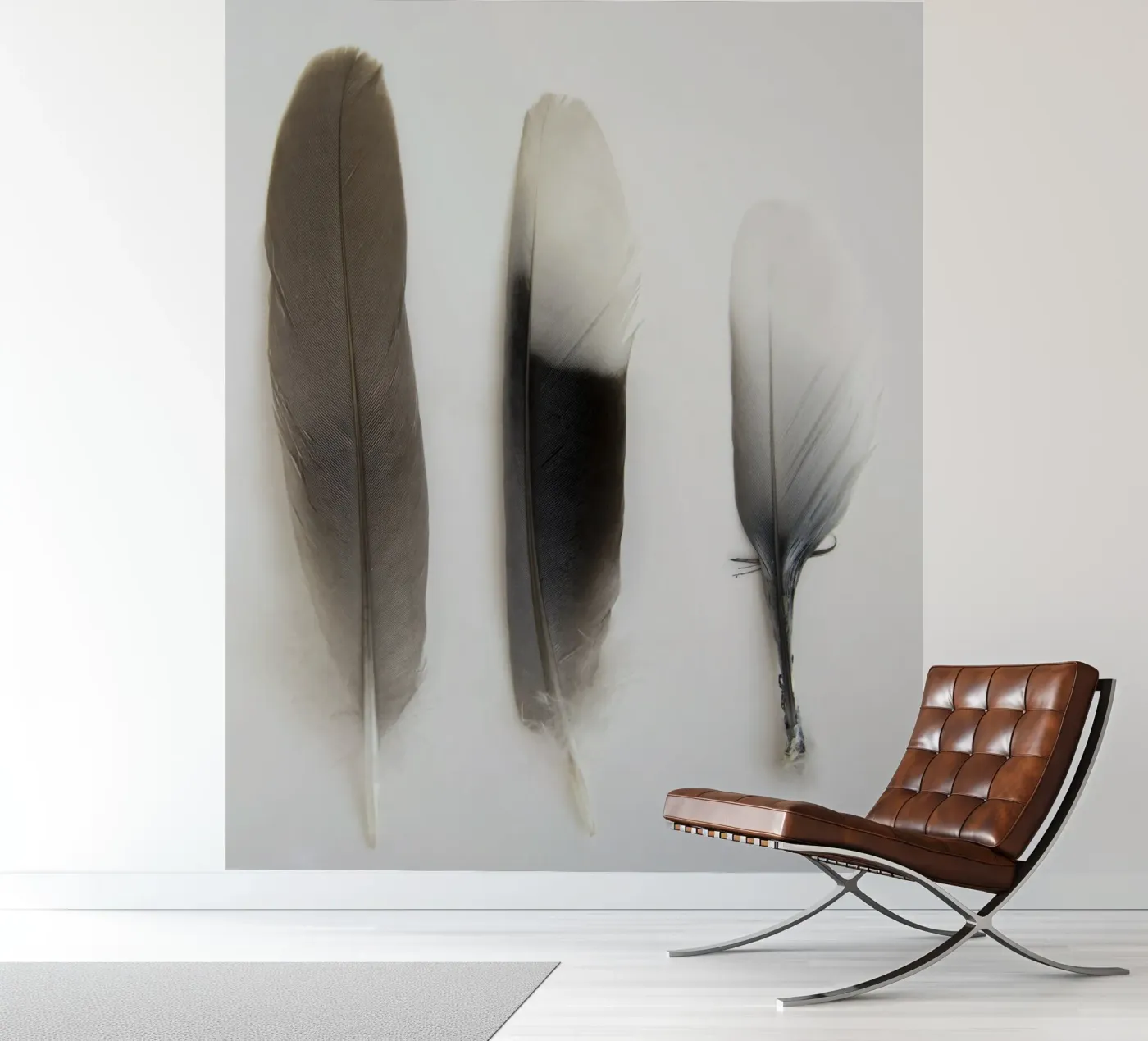 Feathers fotobehang van Teresa André