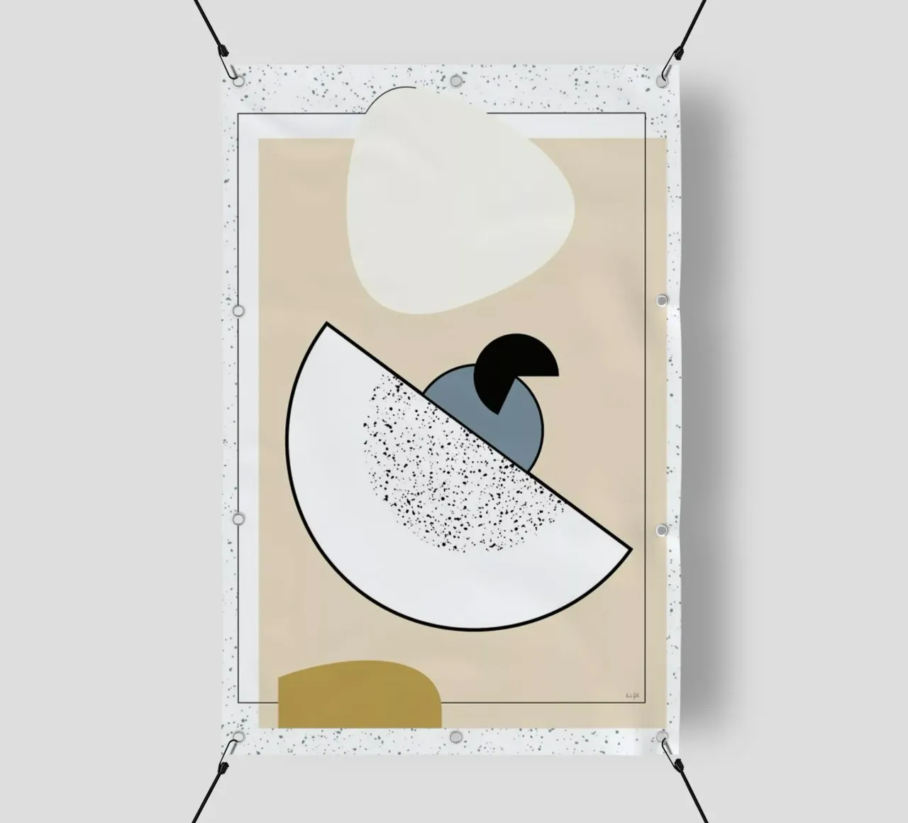 Geometric Shape 2 telo in pvc da Linda Gobeta