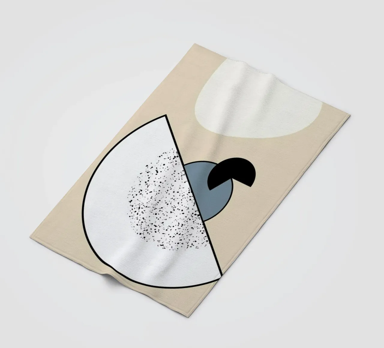 Geometric Shape 2 coperta in pile da Linda Gobeta