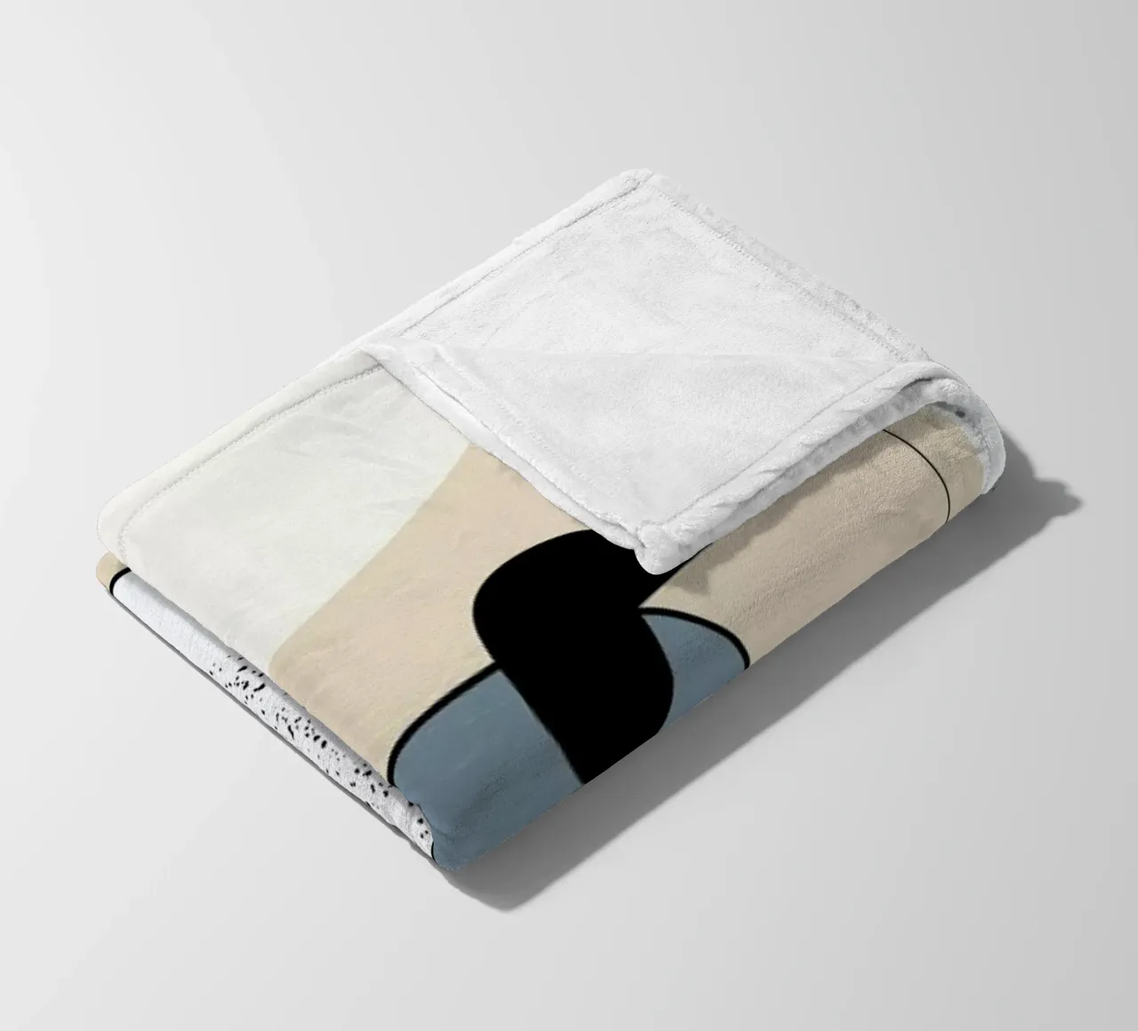 Geometric Shape 2 coperta in pile da Linda Gobeta