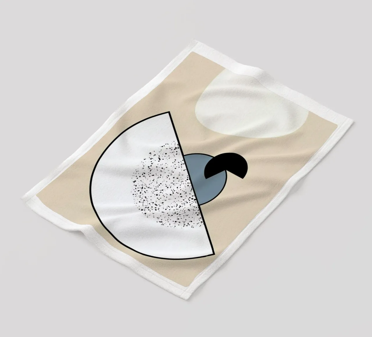 Geometric Shape 2 coperta in pile da Linda Gobeta