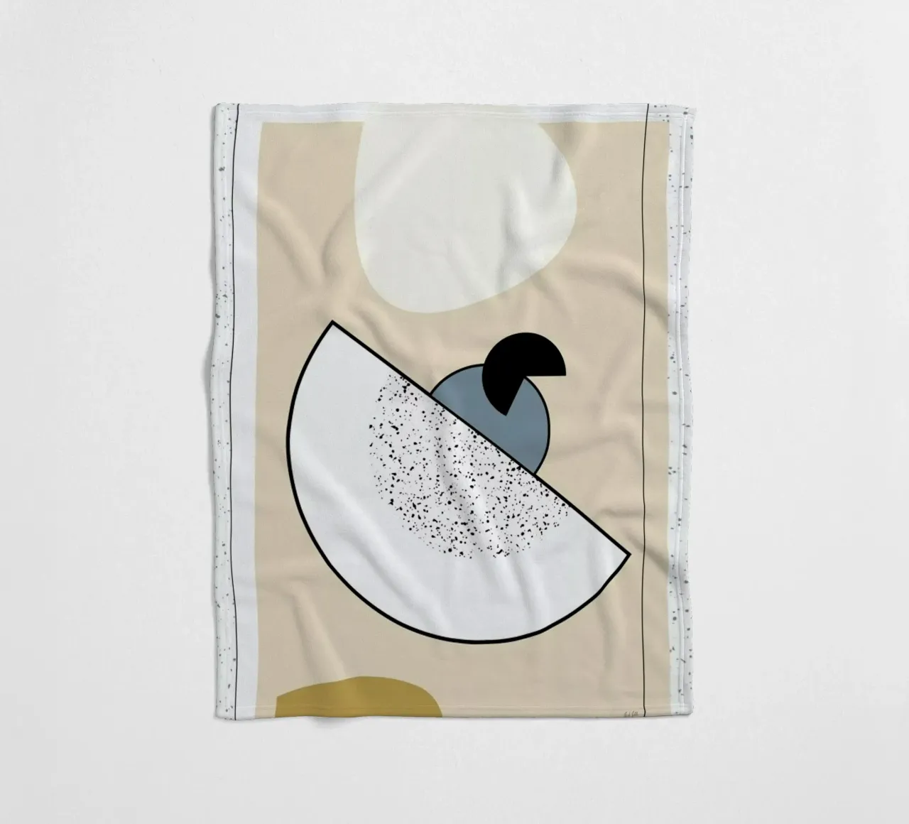 Geometric Shape 2 coperta in pile da Linda Gobeta
