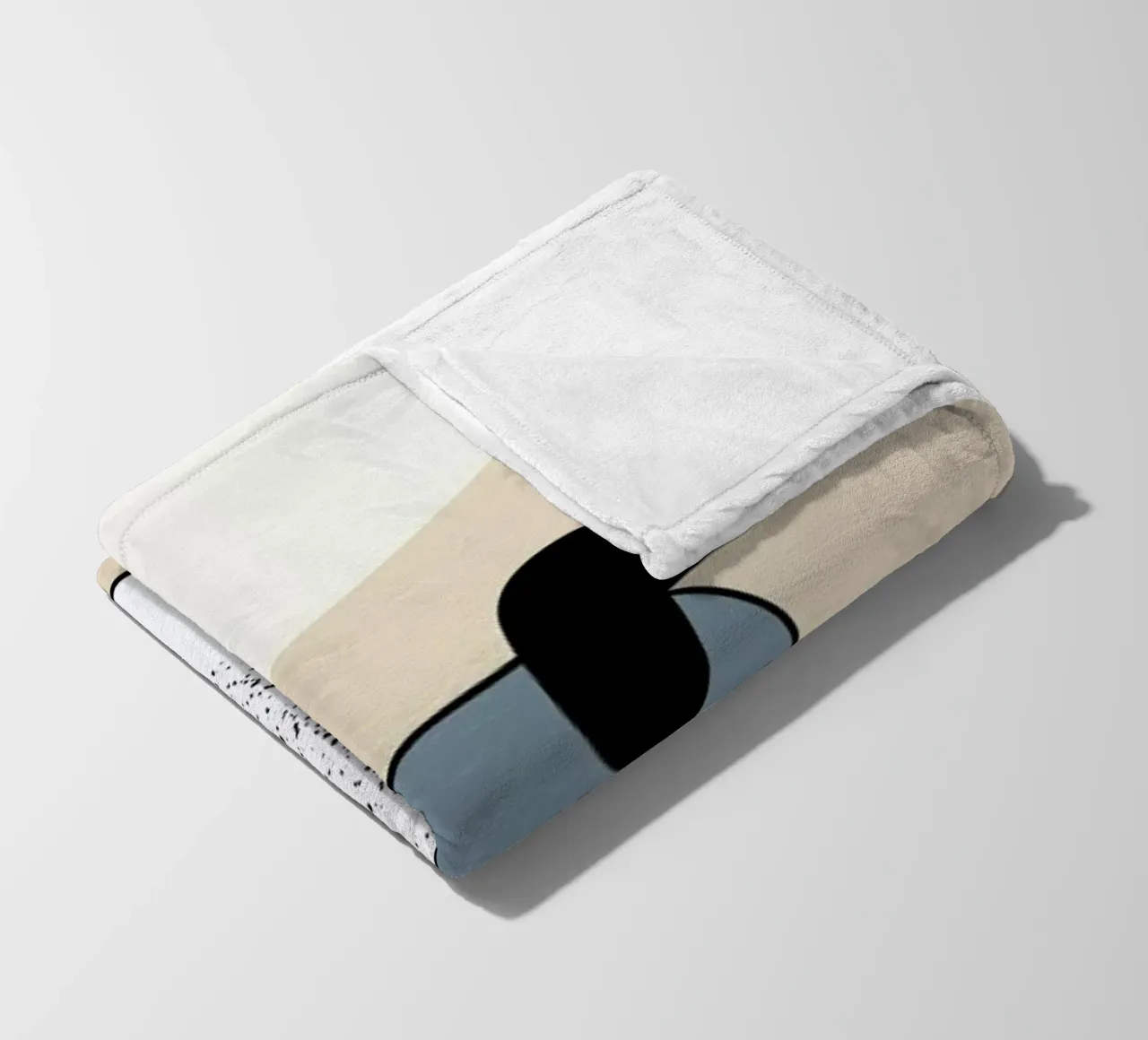 Geometric Shape 2 coperta in pile da Linda Gobeta
