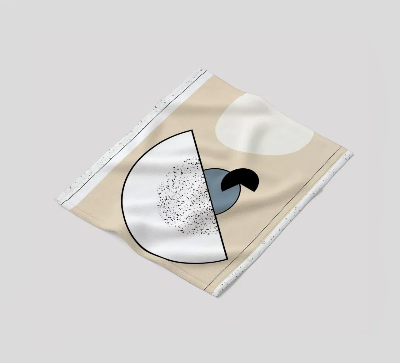 Geometric Shape 2 coperta in pile da Linda Gobeta