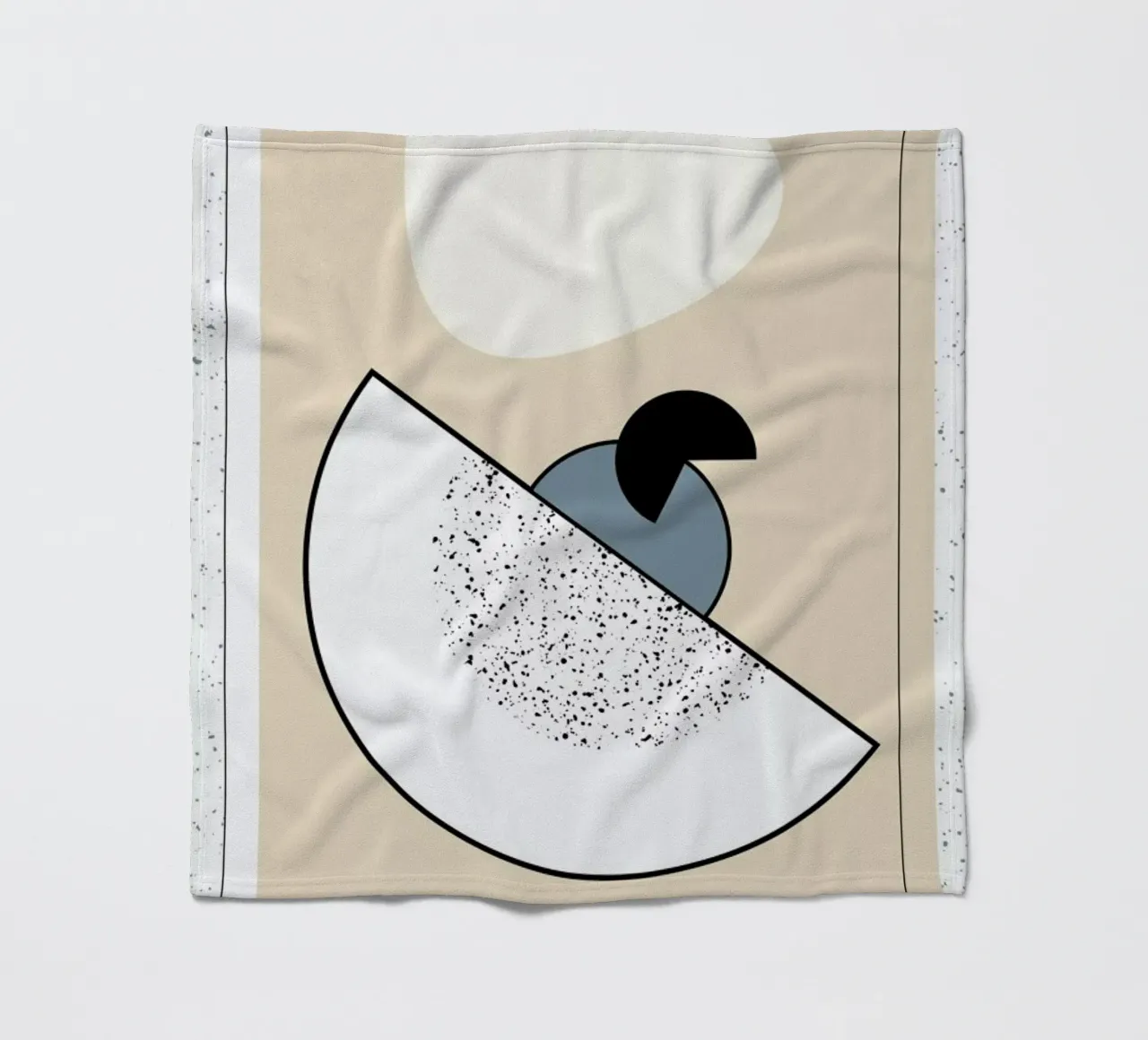 Geometric Shape 2 coperta in pile da Linda Gobeta