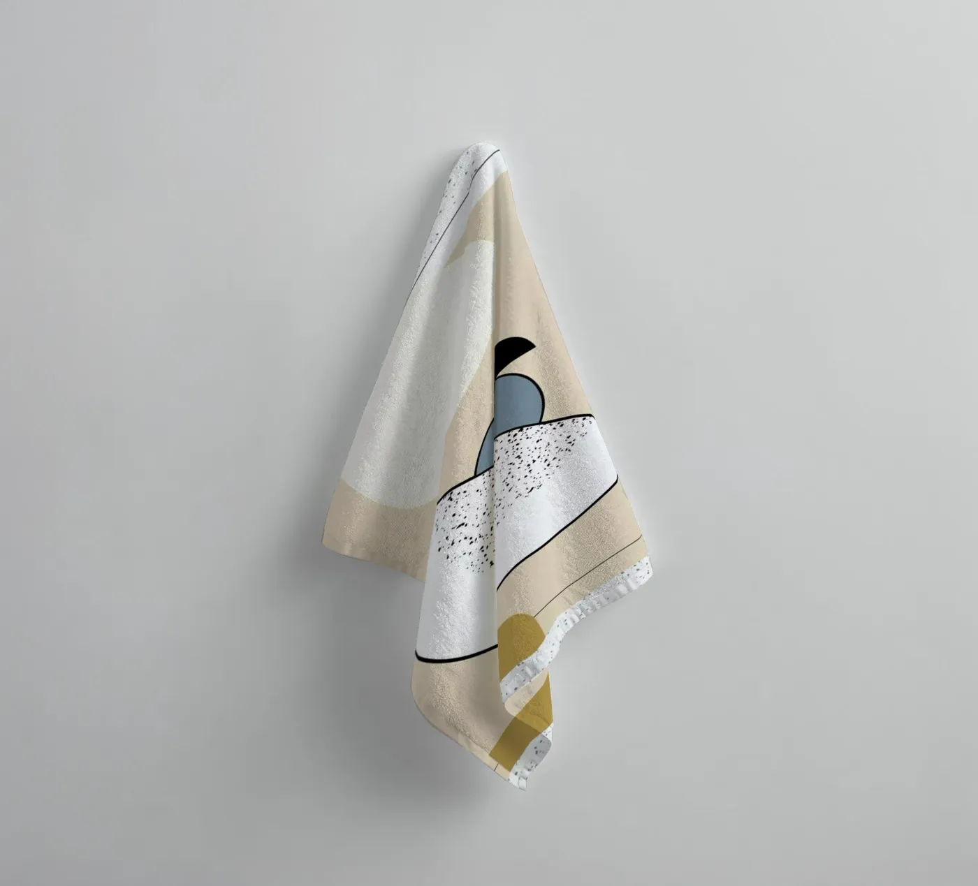 Geometric Shape 2 towel by Linda Gobeta