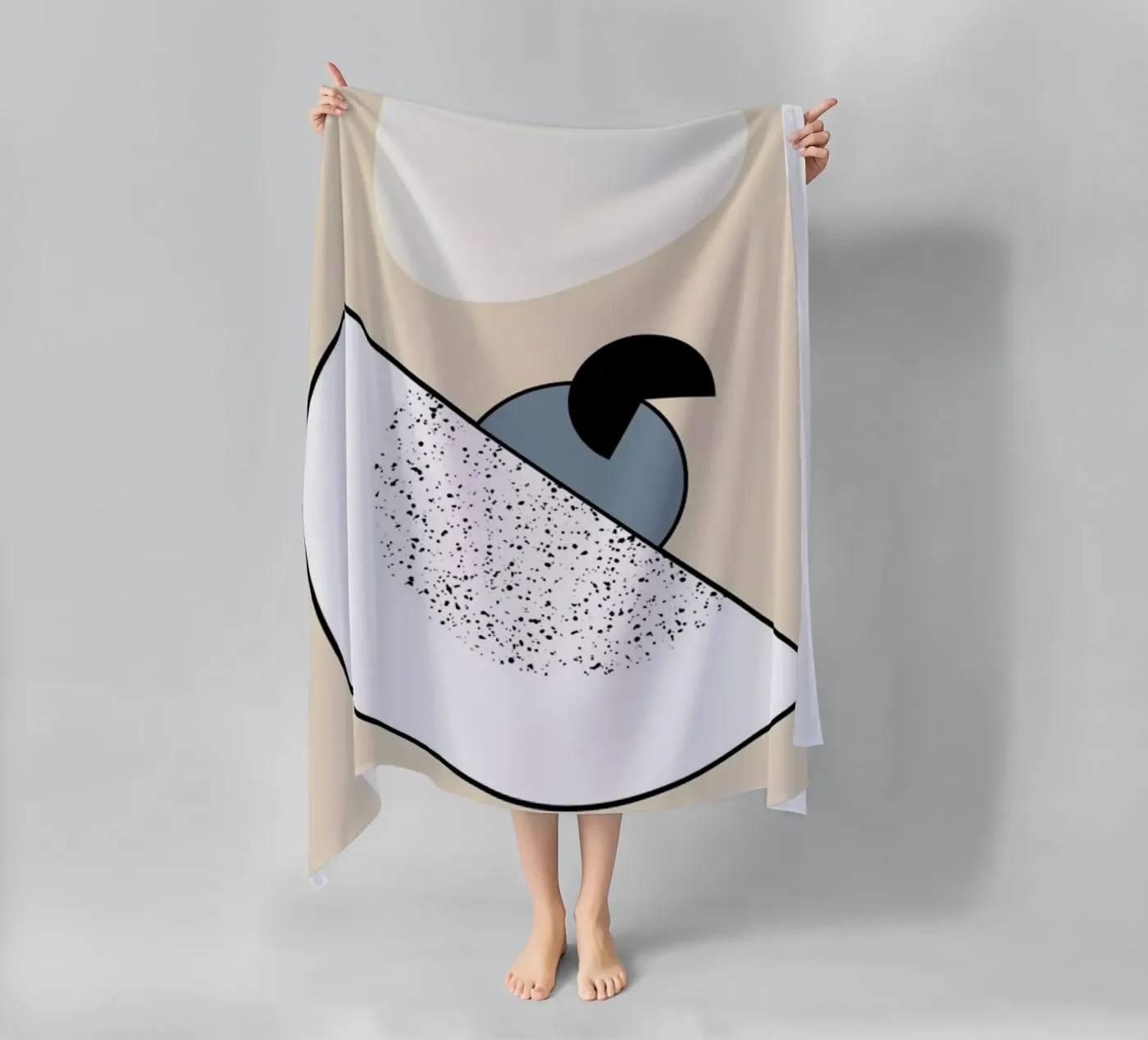 Geometric Shape 2 Strandtuch von Linda Gobeta