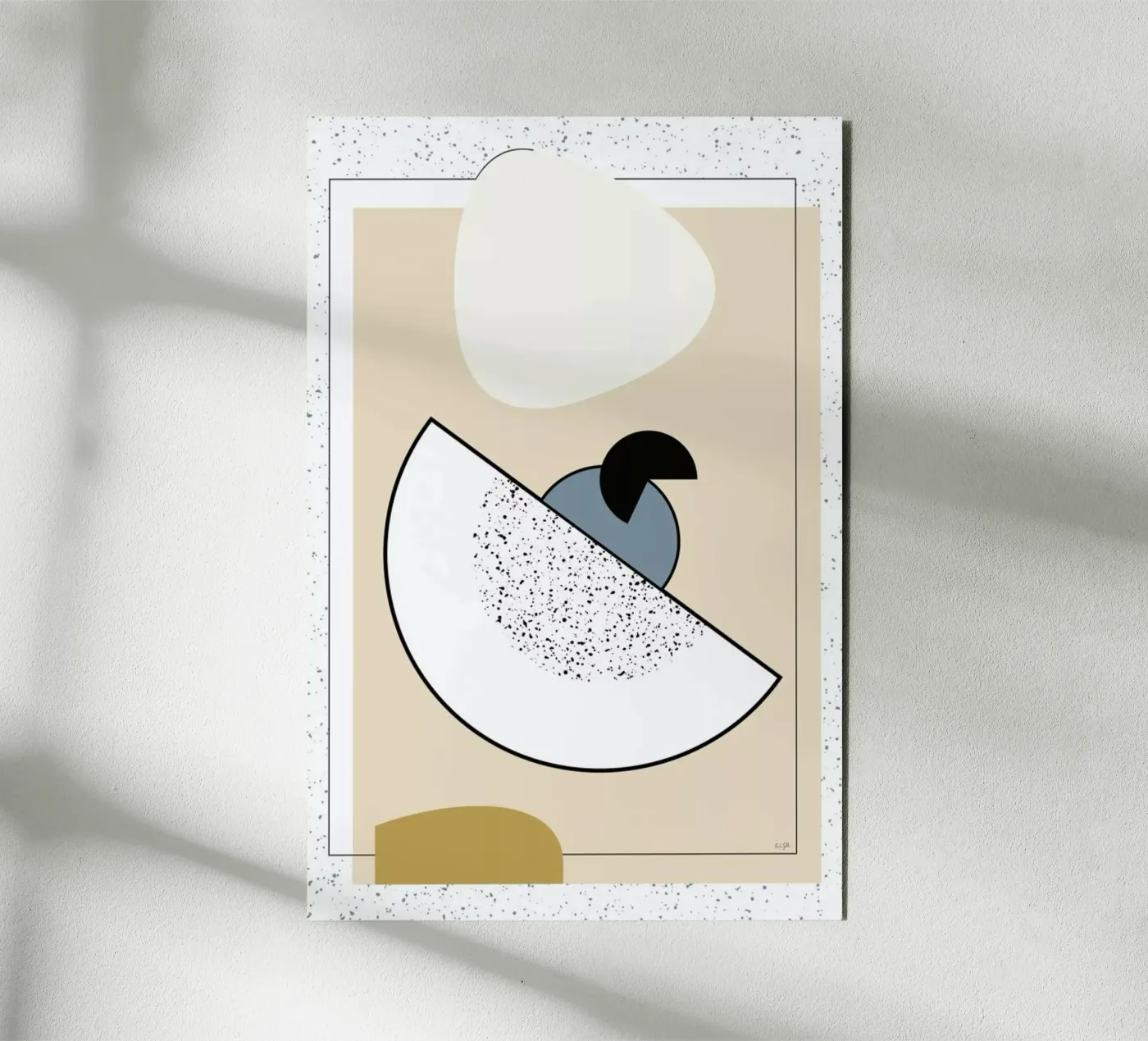 Geometric Shape 2 alluminio dibond da Linda Gobeta