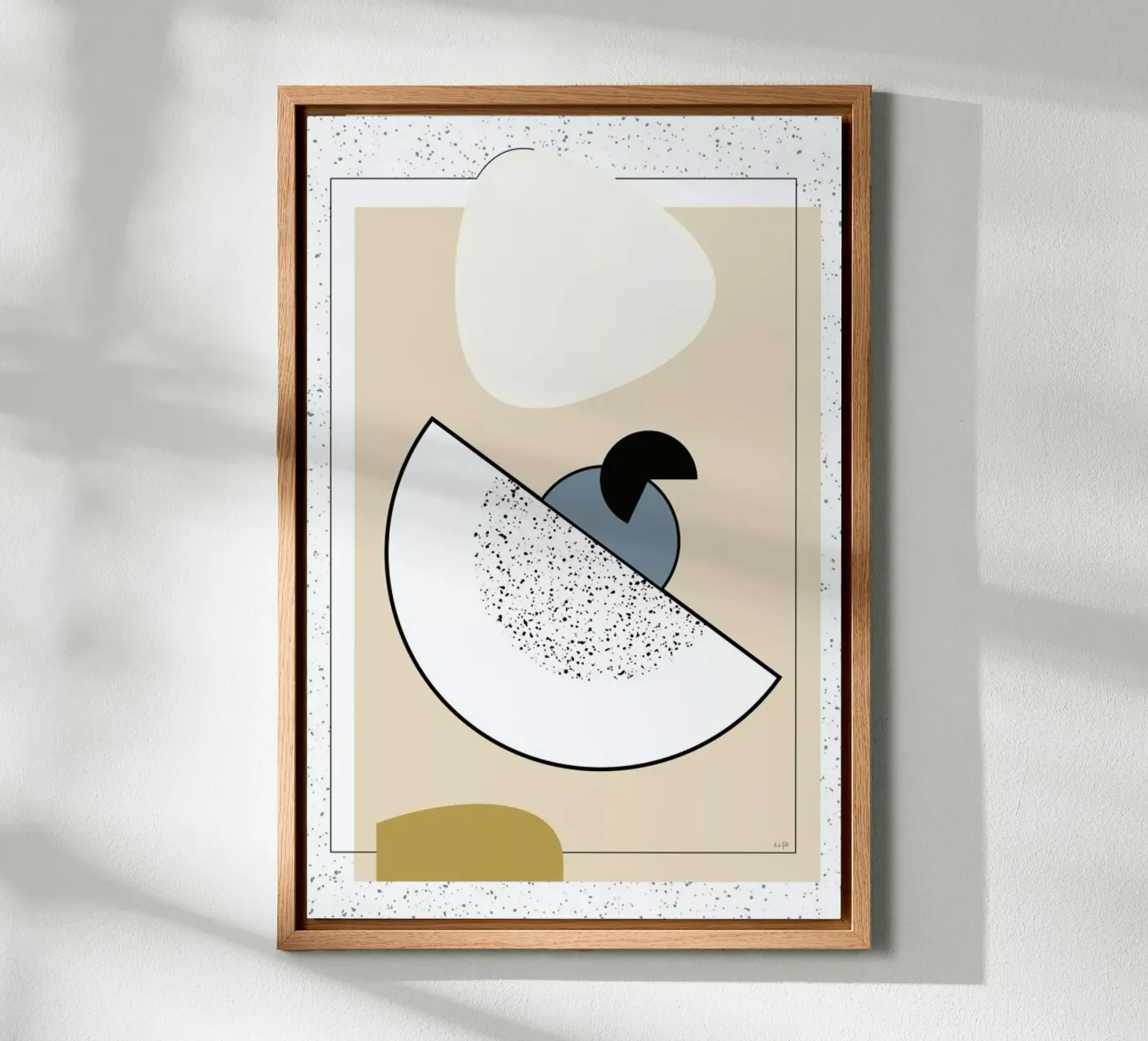 Geometric Shape 2 canvas van Linda Gobeta