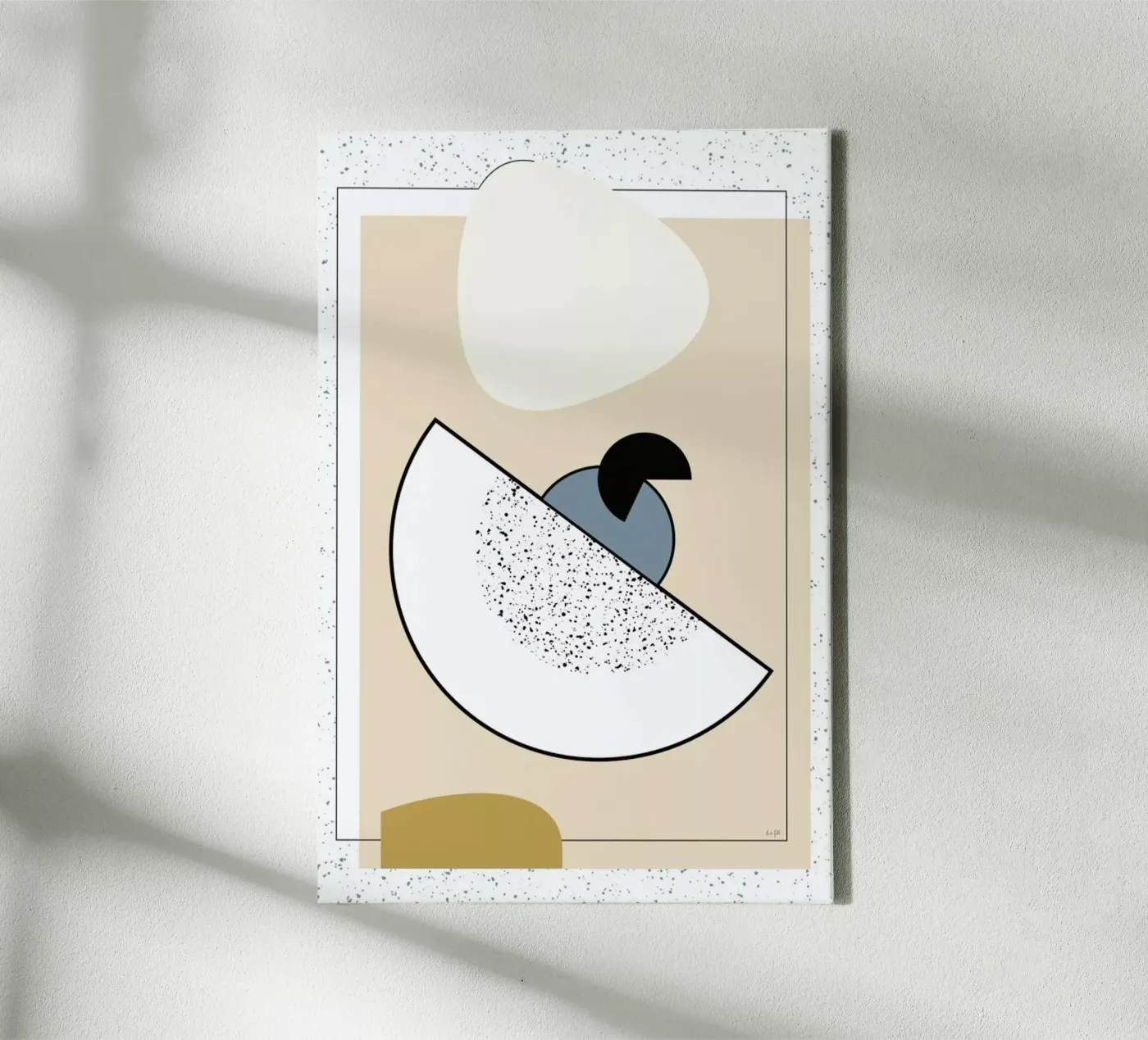 Geometric Shape 2 canvas van Linda Gobeta