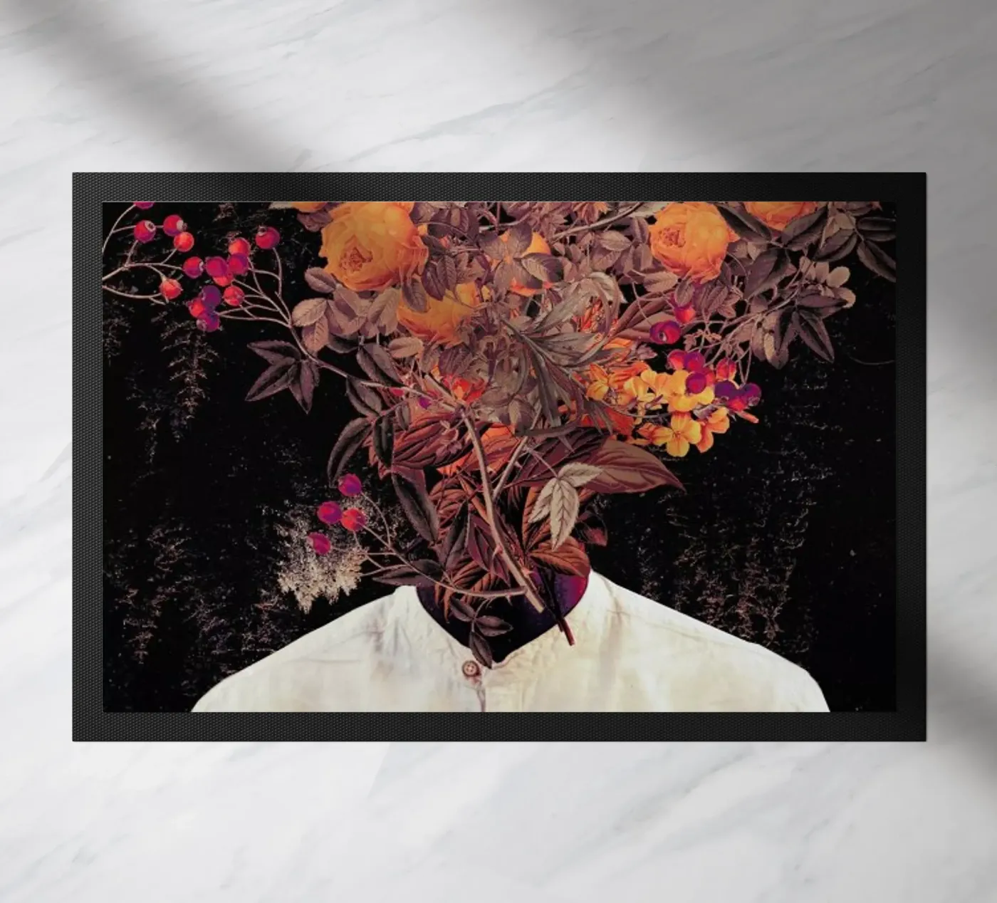 Bloom deurmat van Frank Moth