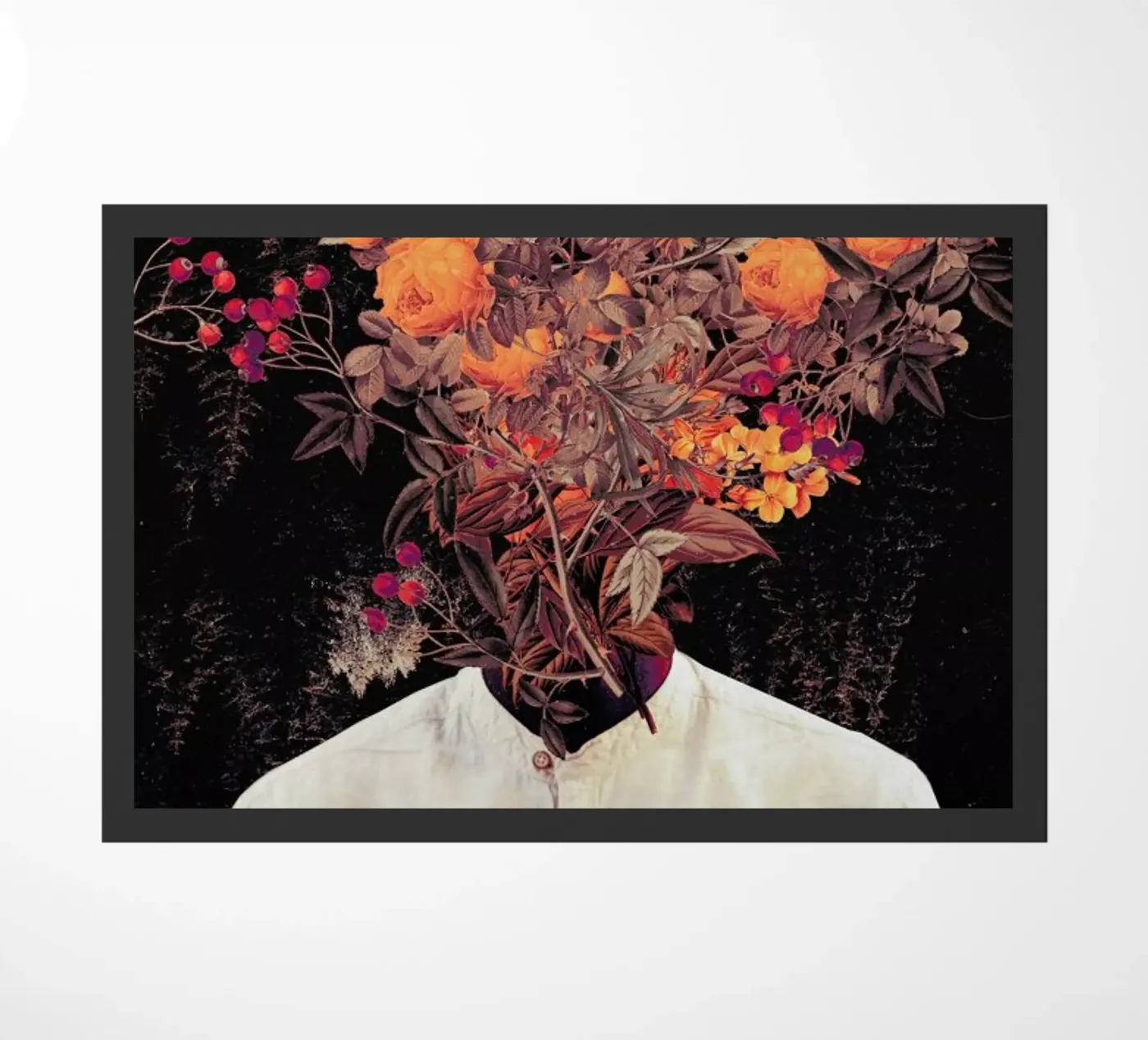 Bloom deurmat van Frank Moth