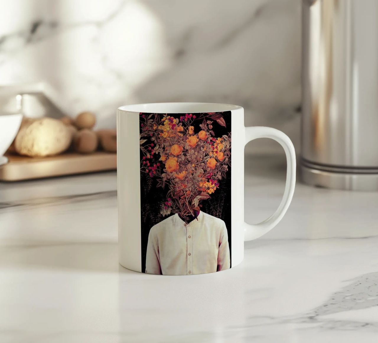 Bloom tazza in ceramica da Frank Moth