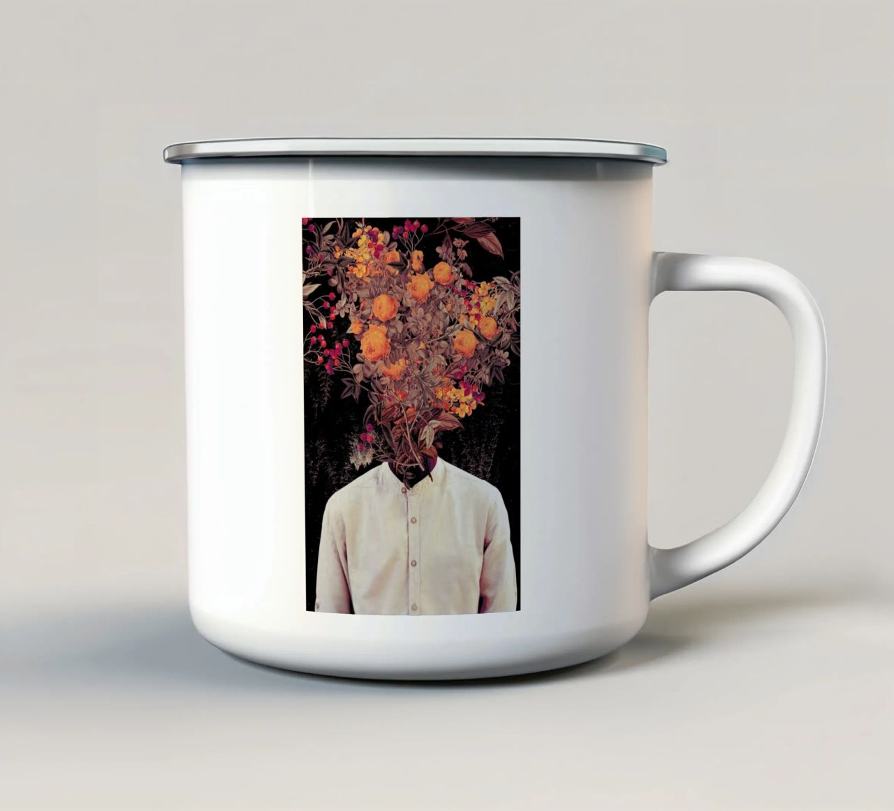 Bloom tazza in smalto da Frank Moth