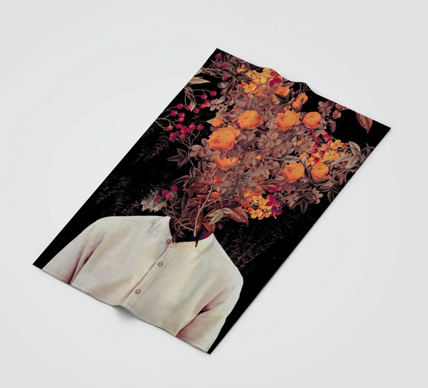 Bloom Fleecedecke von Frank Moth
