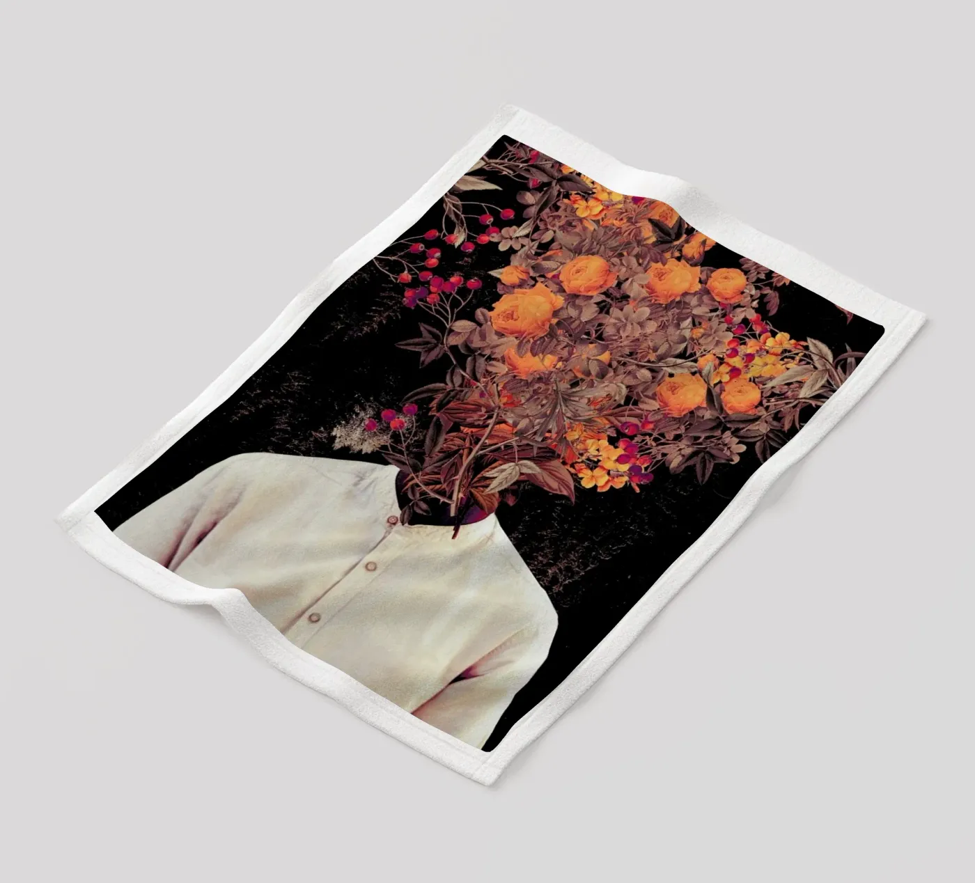 Bloom Fleecedecke von Frank Moth