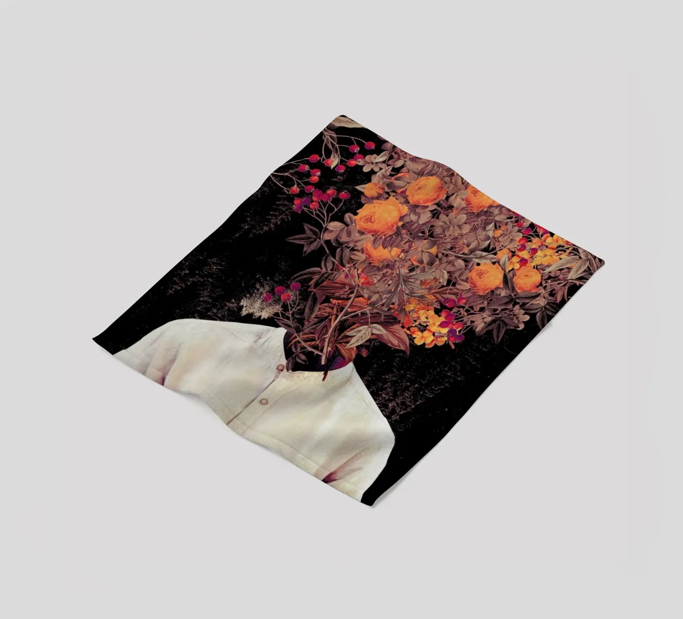 Bloom Fleecedecke von Frank Moth