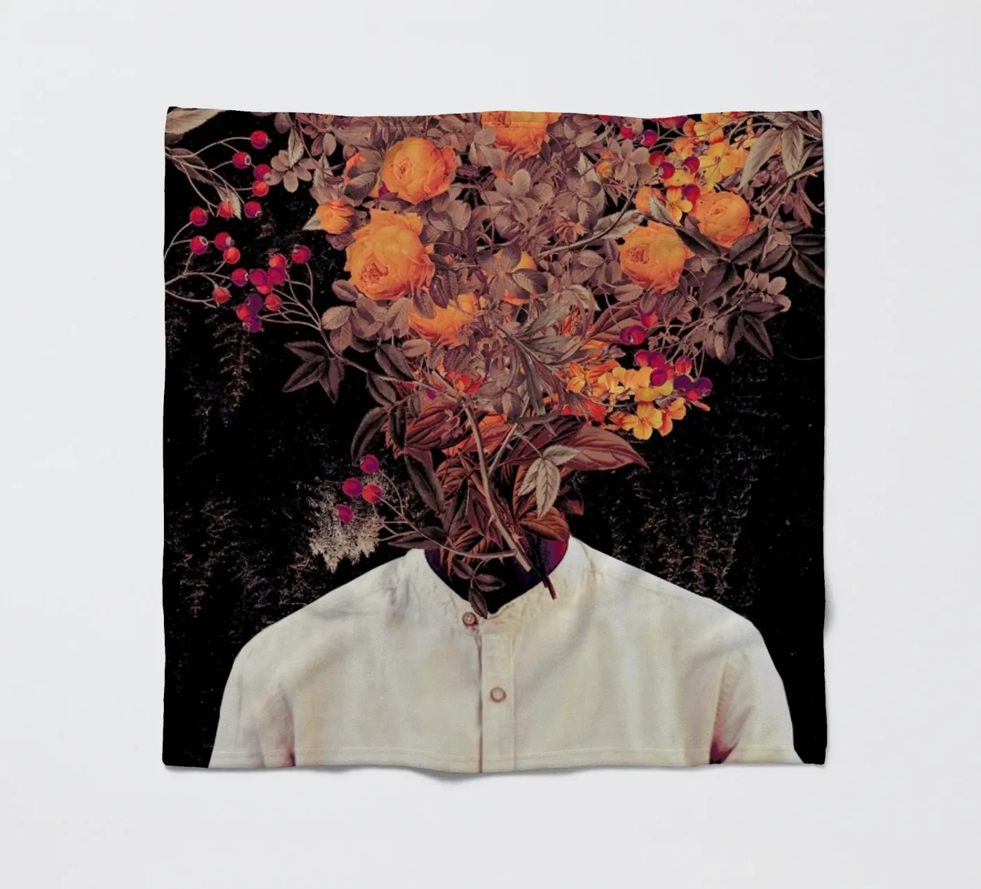 Bloom Fleecedecke von Frank Moth