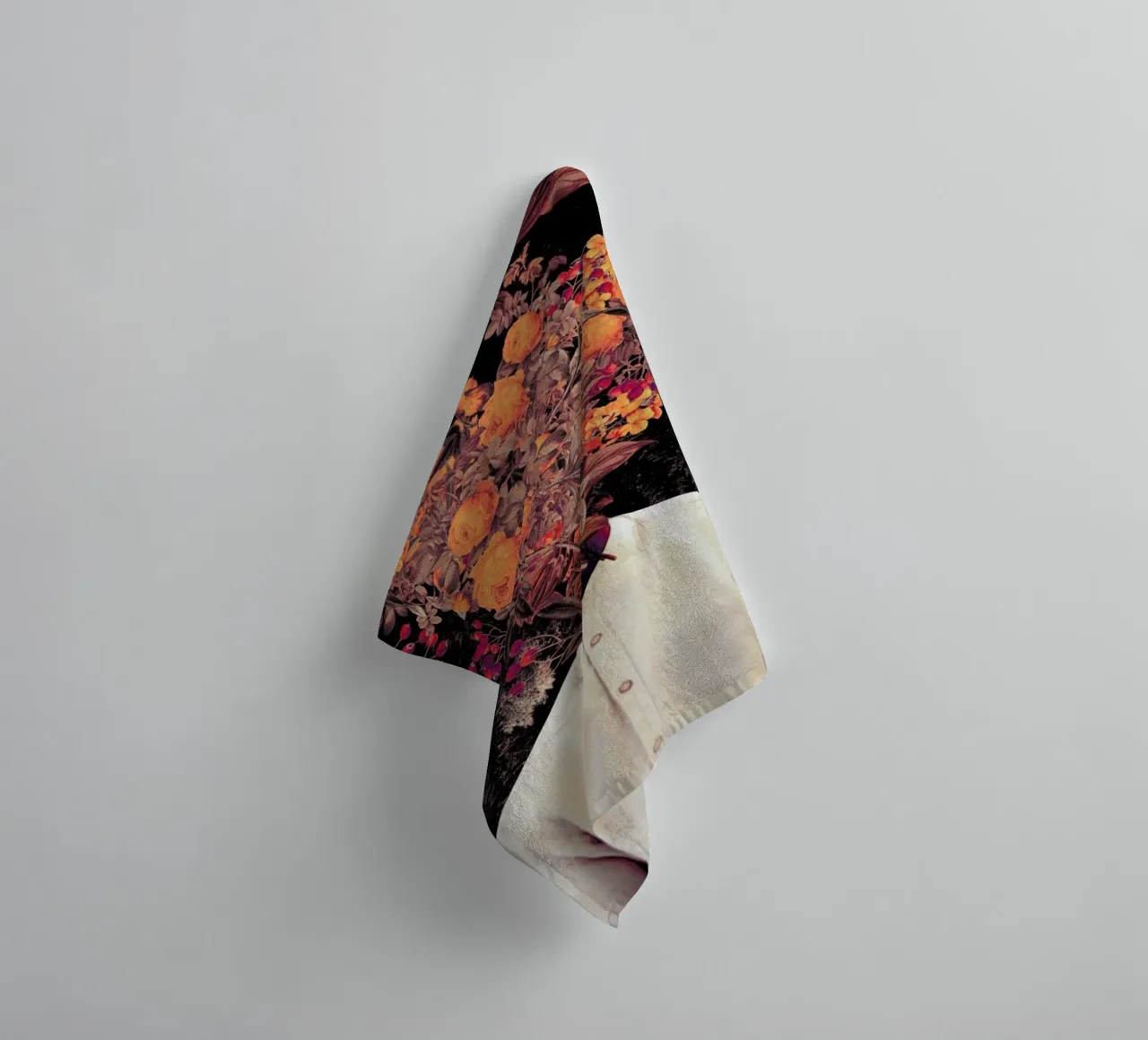 Bloom badhanddoek van Frank Moth