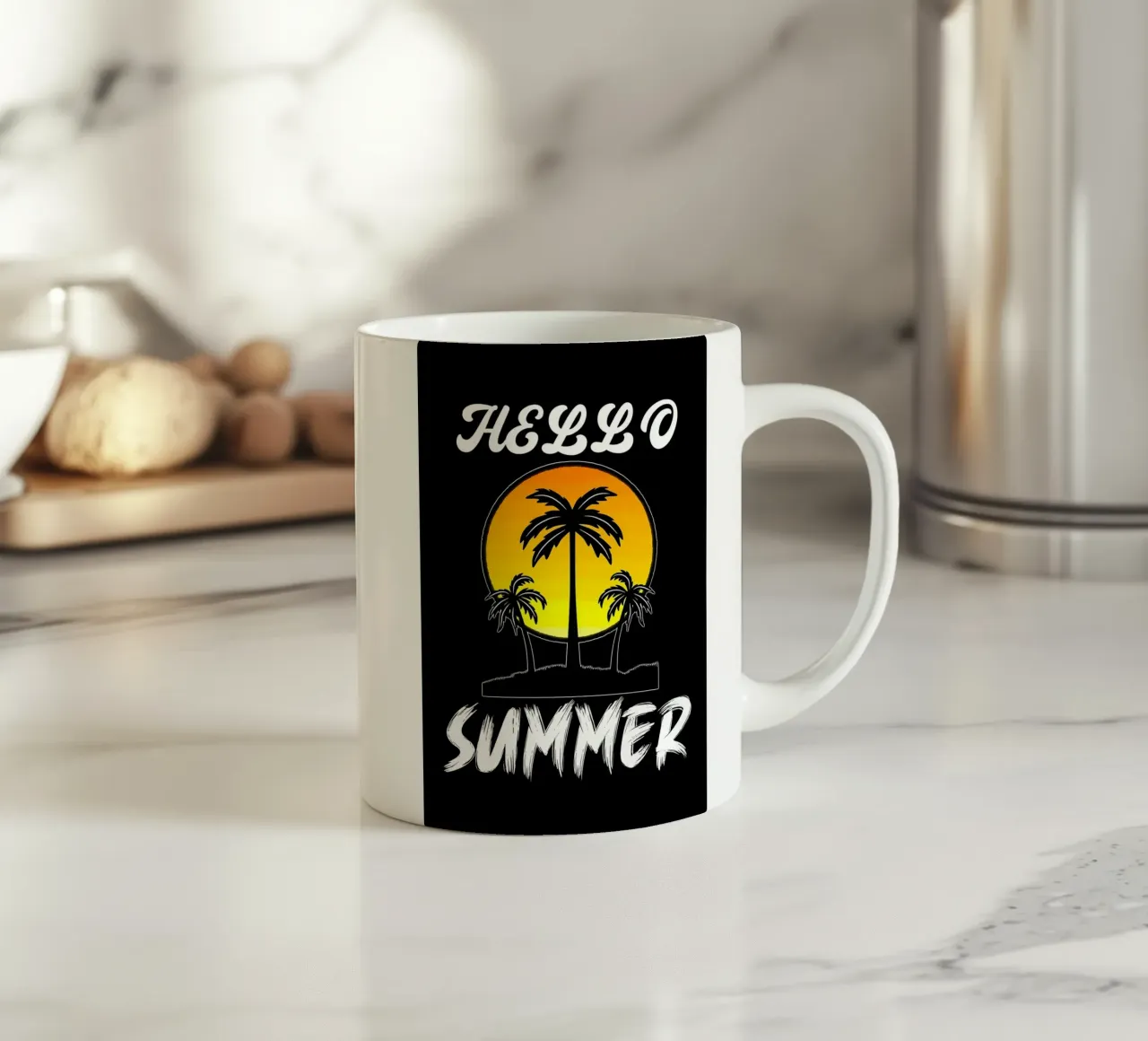 Hello Summer tazza in ceramica da Sebastain