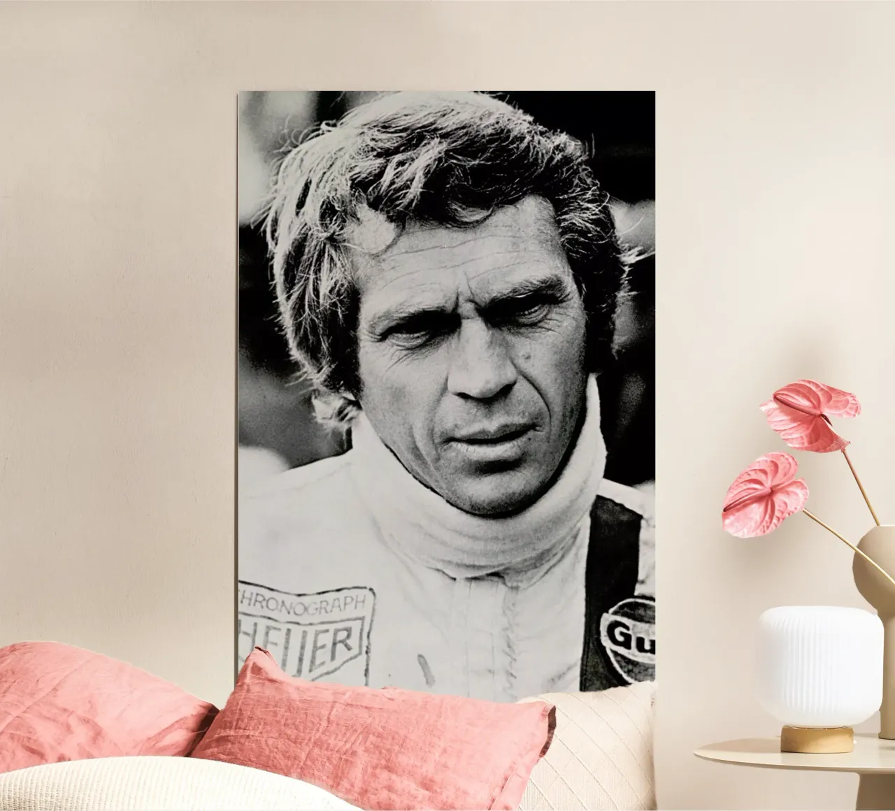 Steve McQueen in Le Mans 2, 1971 carta hahnemühle da Gallery Print and Art Limited