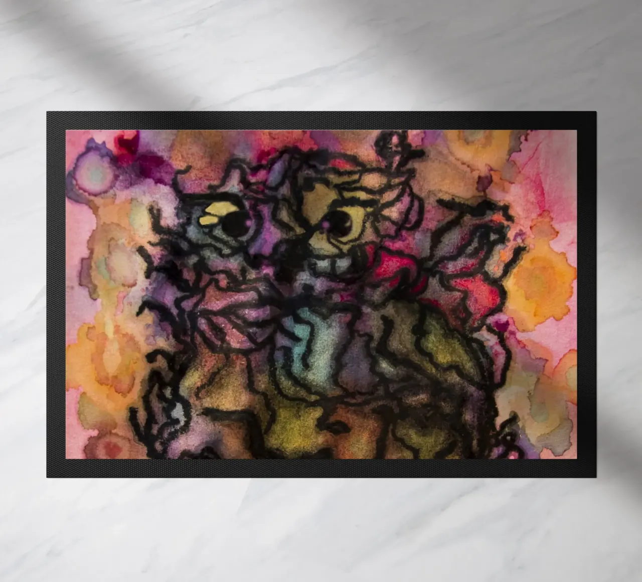 Owl doormat by Teresa André