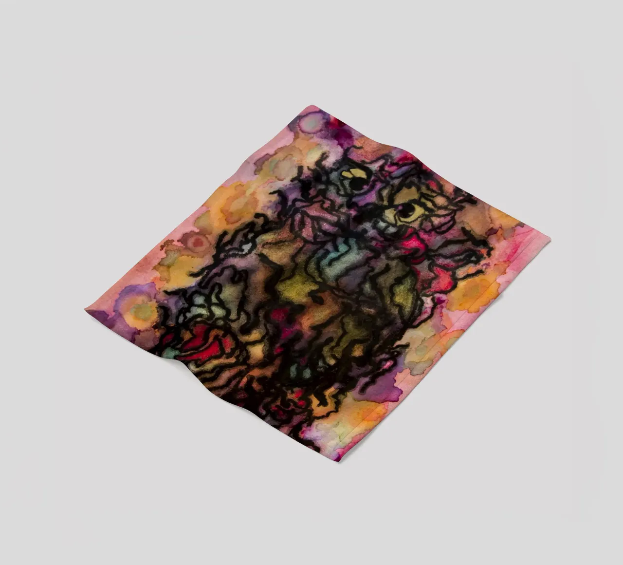 Eule Fleecedecke von Teresa André