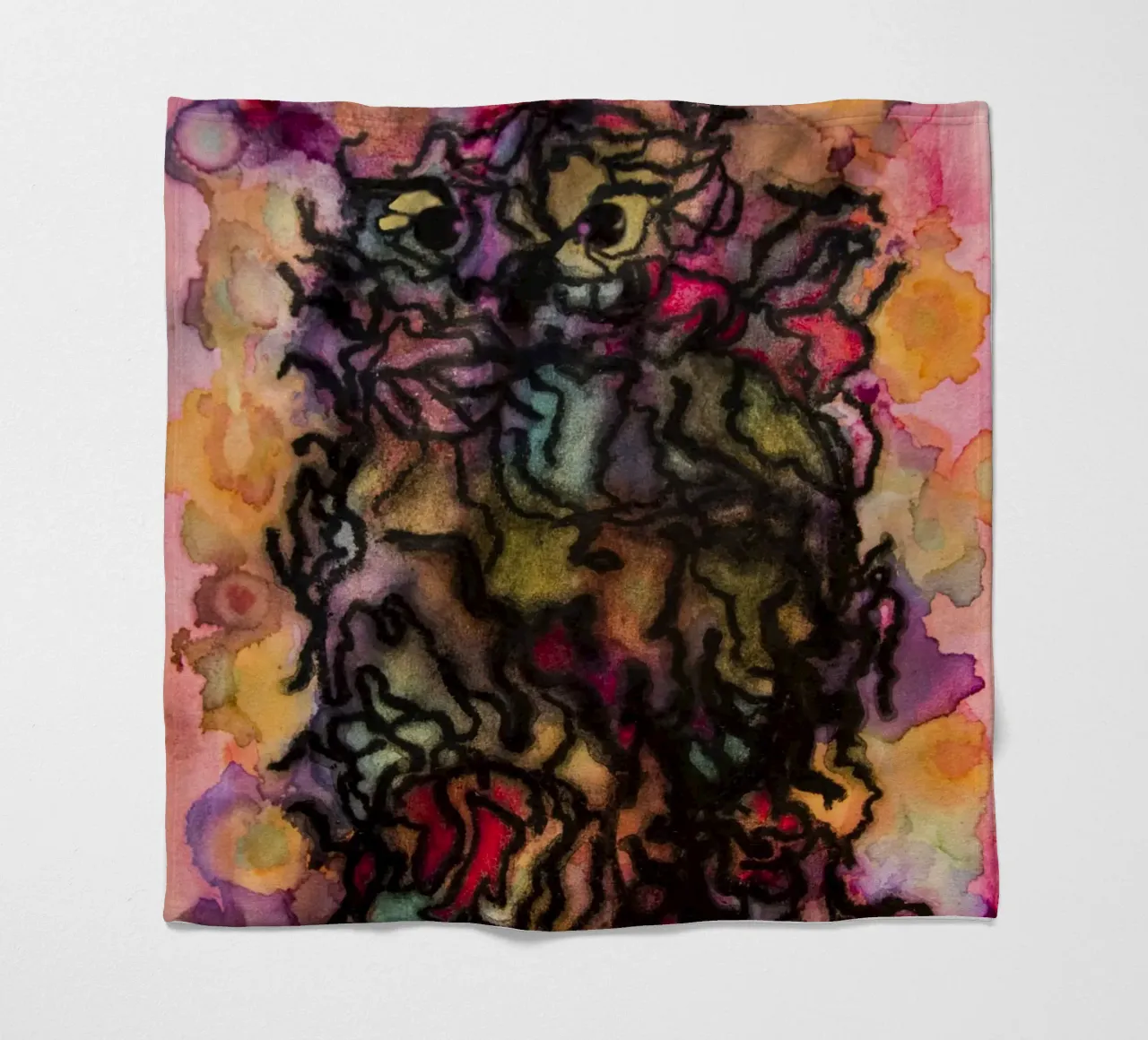 Eule Fleecedecke von Teresa André