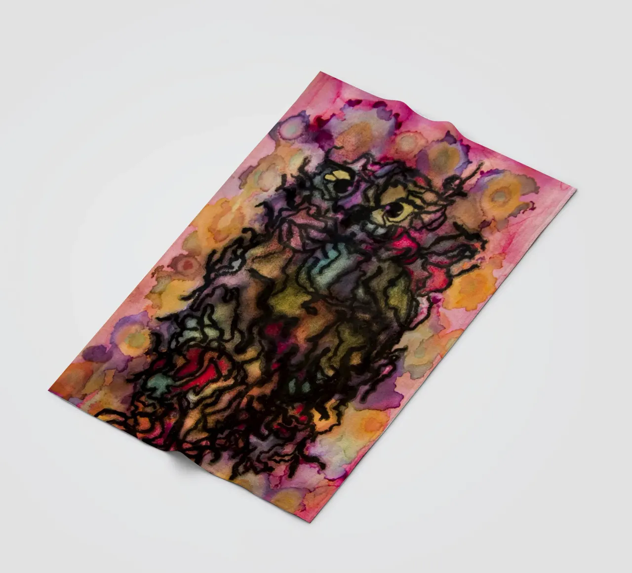 Eule Fleecedecke von Teresa André