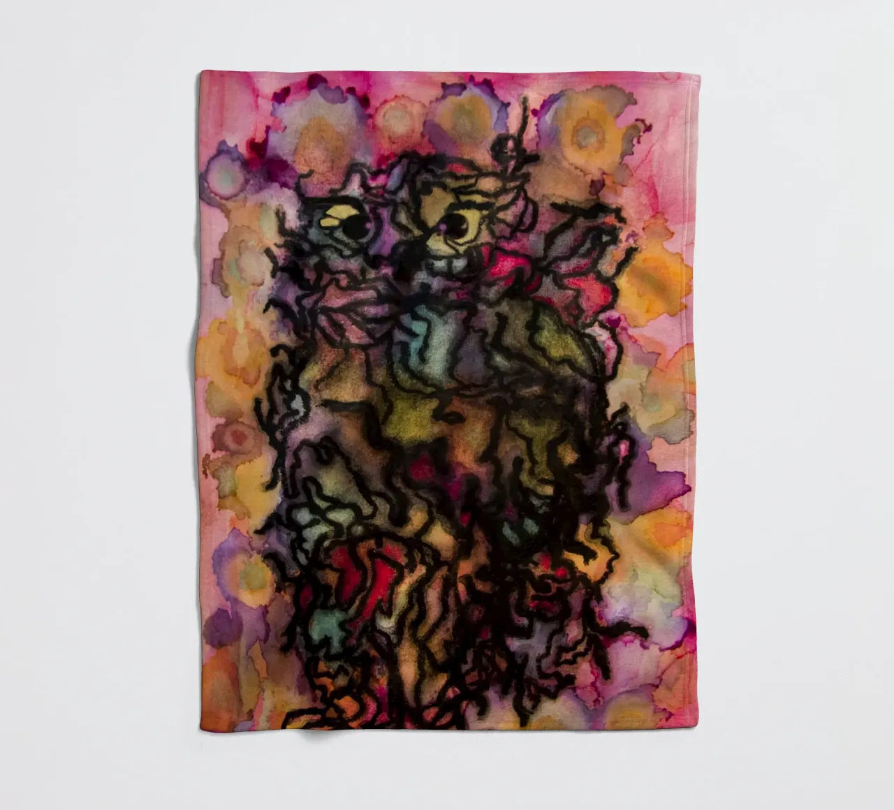 Eule Fleecedecke von Teresa André