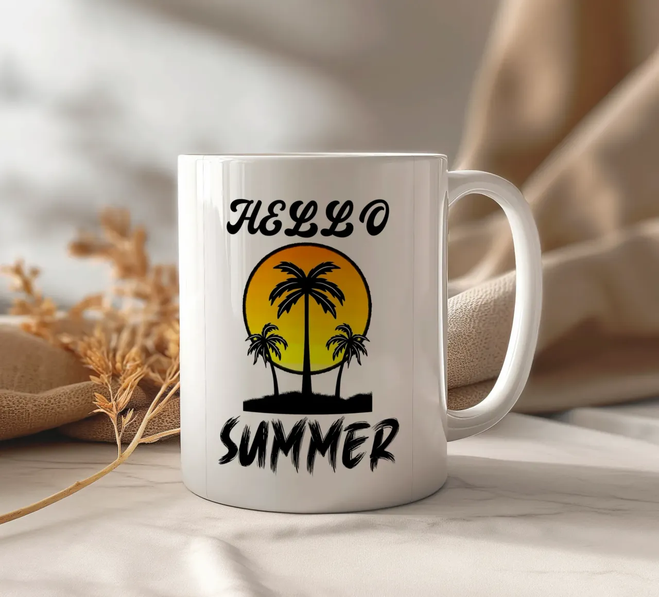Hello Summer tazza in ceramica da Sebastain