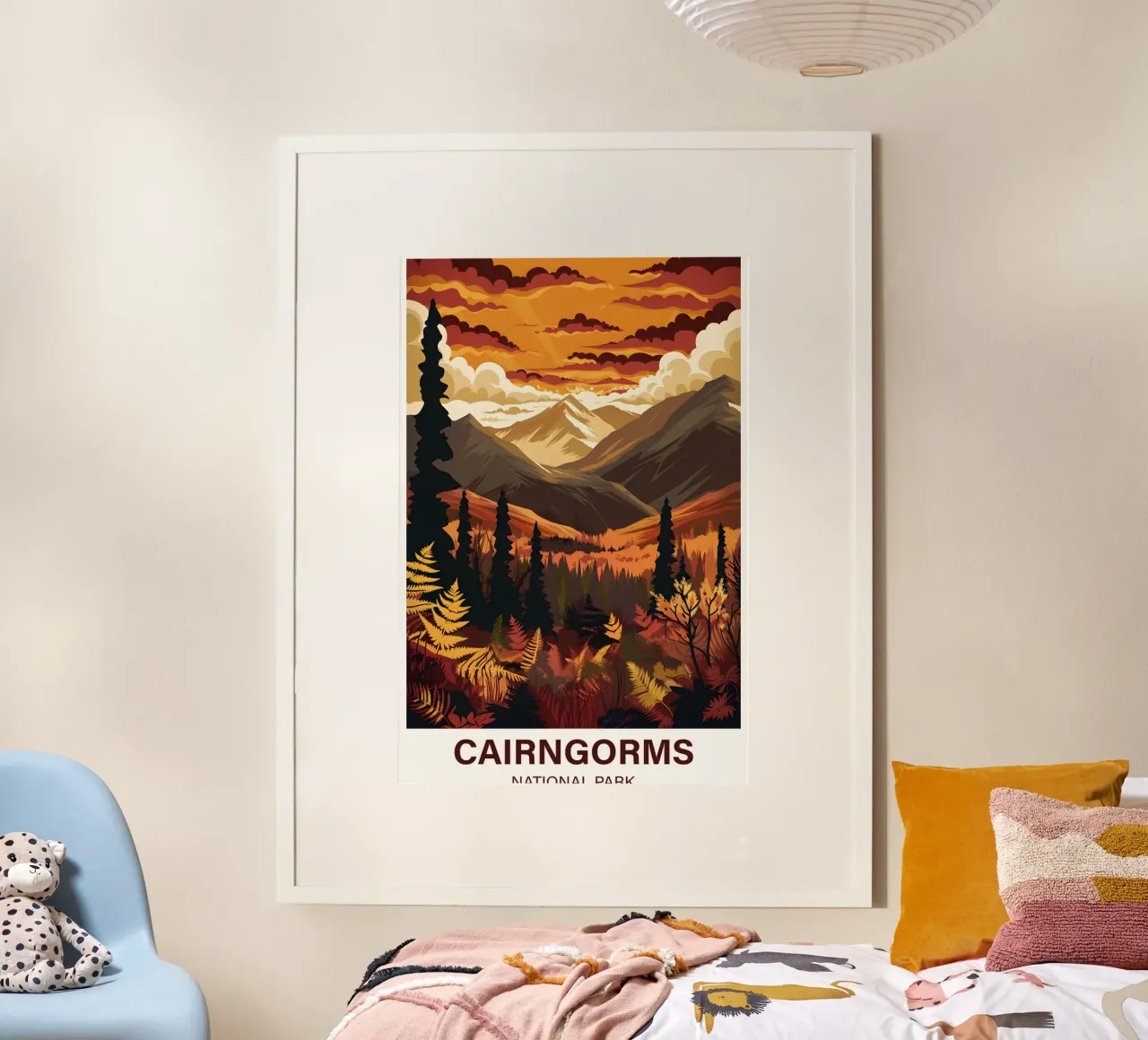 Parco nazionale dei Cairngorms carta hahnemühle da Wanderlust Vibes