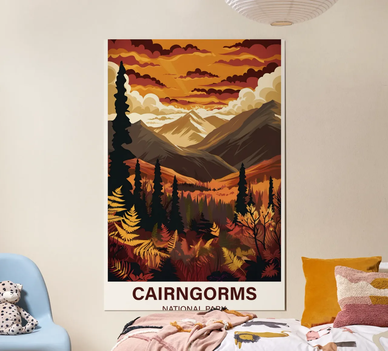 Parco nazionale dei Cairngorms carta hahnemühle da Wanderlust Vibes