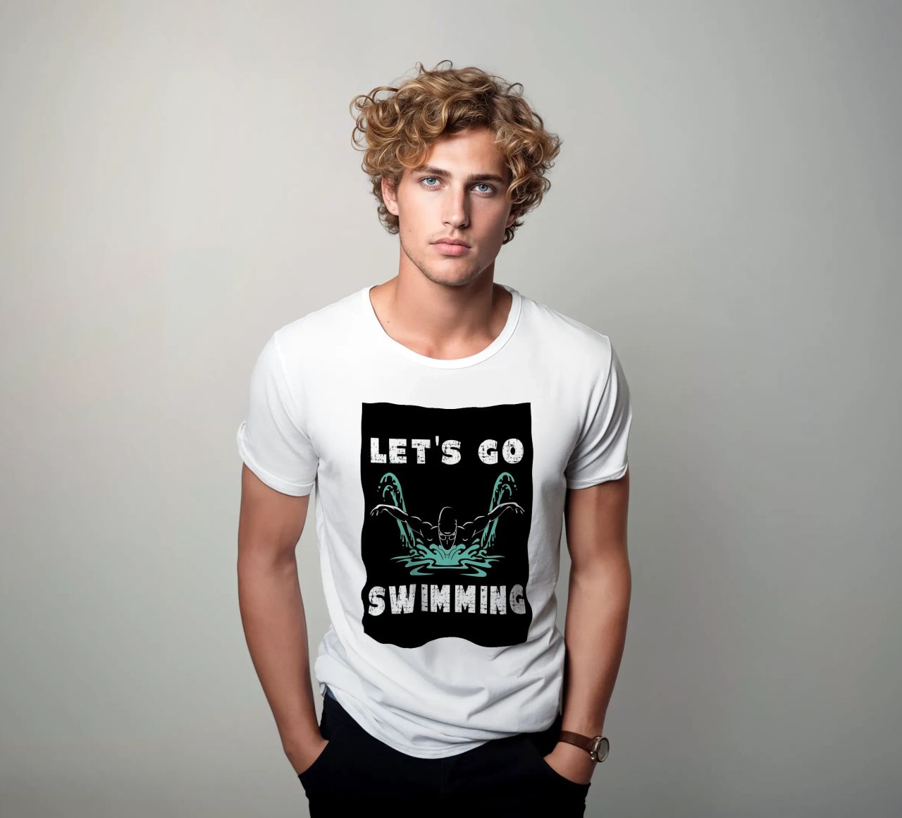Lasst uns schwimmen gehen T-Shirt von Sebastain
