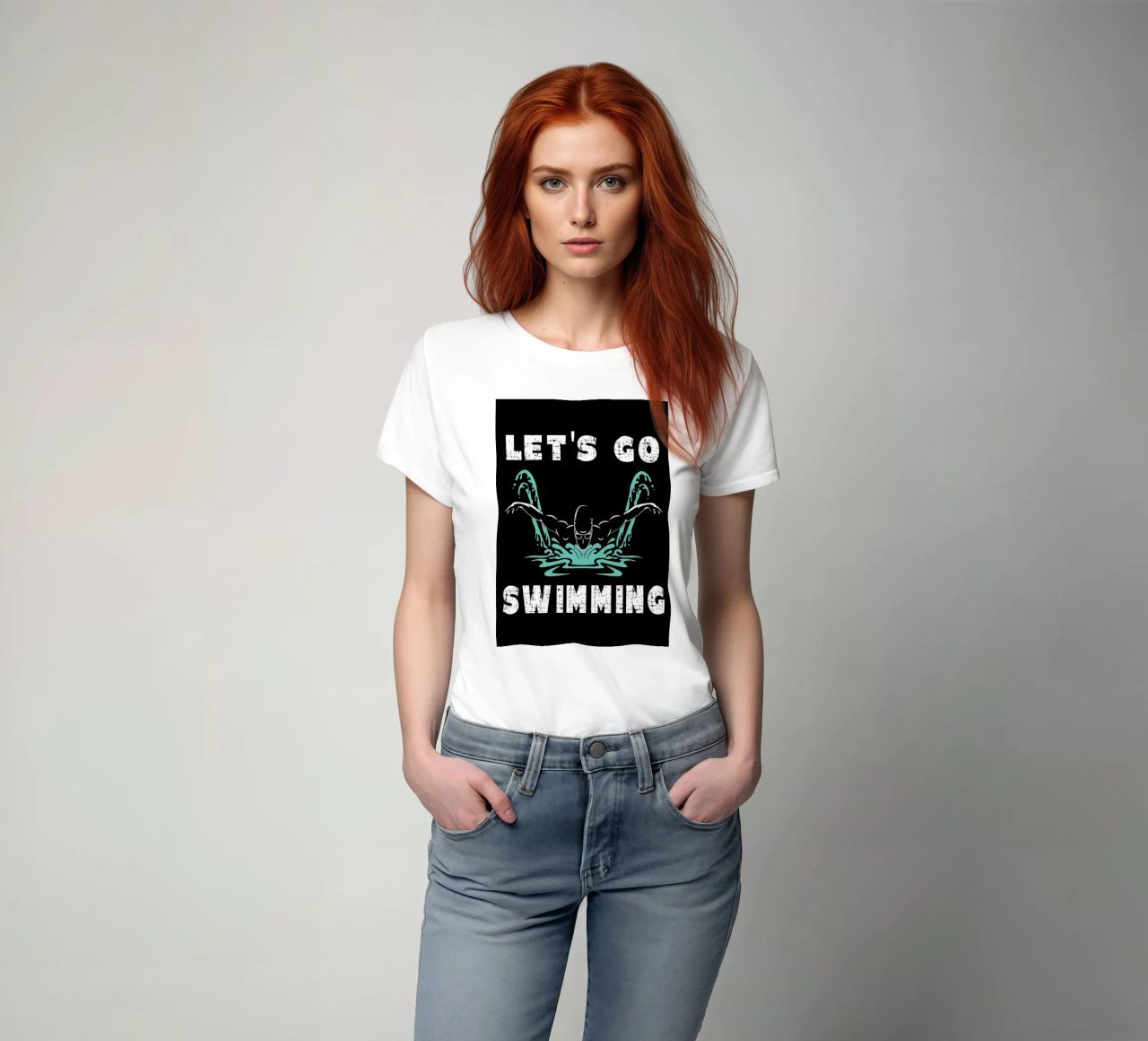 Lasst uns schwimmen gehen T-Shirt von Sebastain