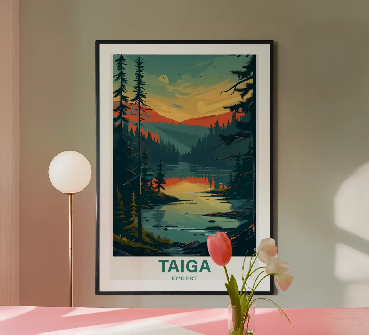 Foresta di Taiga carta hahnemühle da Wanderlust Vibes