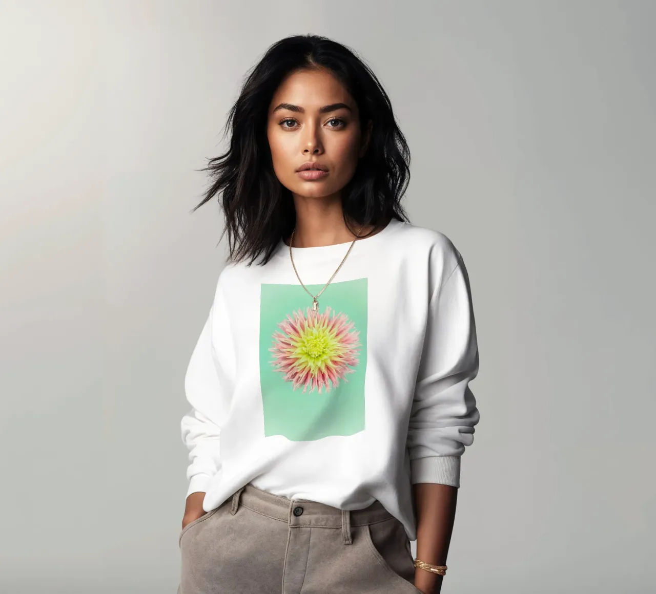 Bright Dahlia felpa da Curious Collections by Marielle Leenders