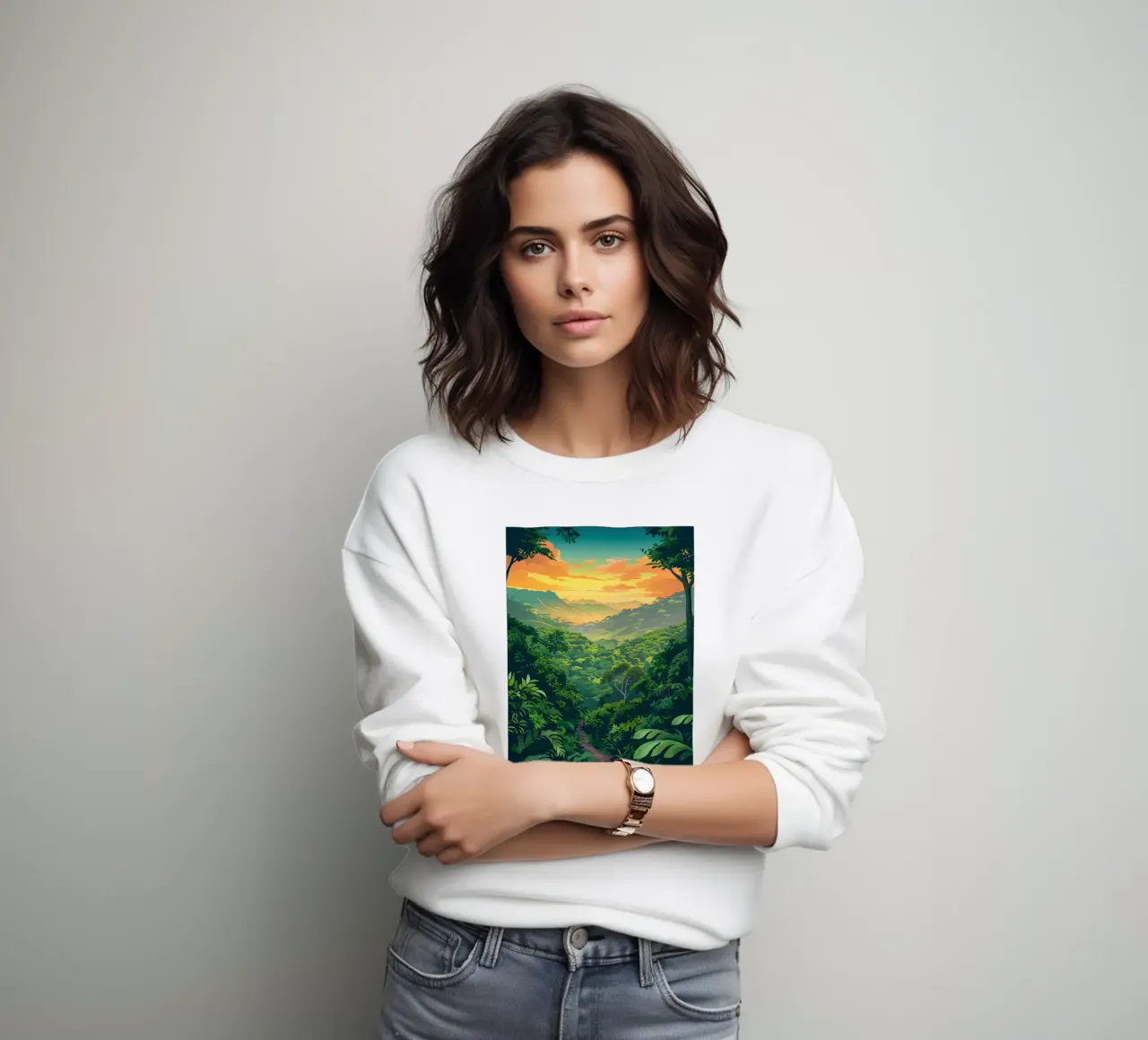 Foresta impenetrabile di Bwindi felpa da Wanderlust Vibes