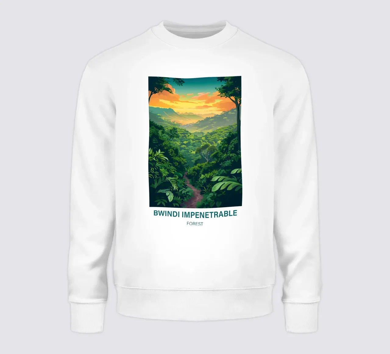 Foresta impenetrabile di Bwindi felpa da Wanderlust Vibes