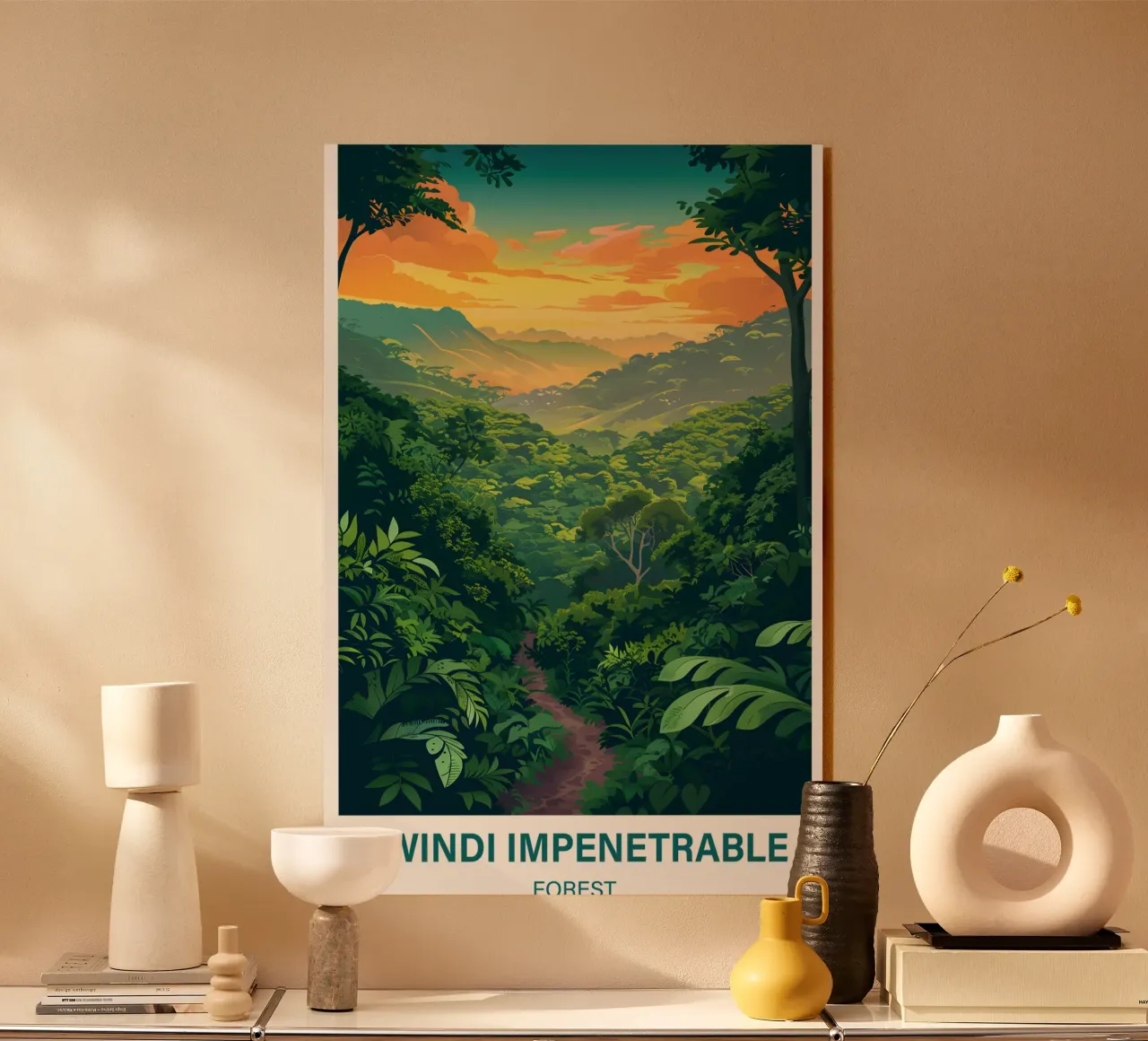 Foresta impenetrabile di Bwindi plexiglass da Wanderlust Vibes