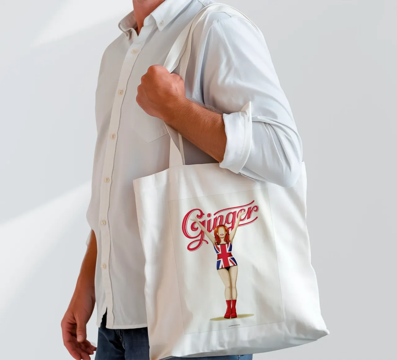 Ginger borsa in juta da Nour Tohme