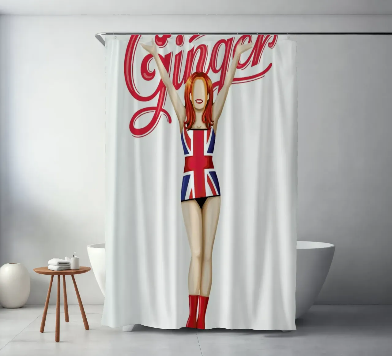 Ginger tenda da doccia da Nour Tohme